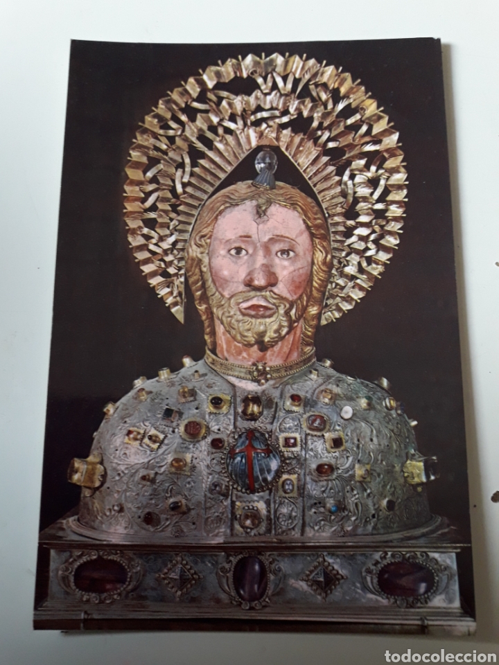 Postales: Postal Santiago de Compostela Busto Apostol