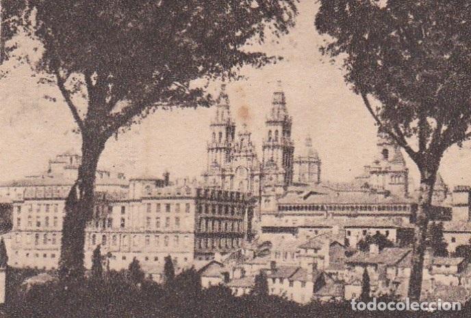 Postais: Postal original. D&eacute;cada 30. Coru&ntilde;a. Santiago de Compostela. La Basilica. n&ordm;143