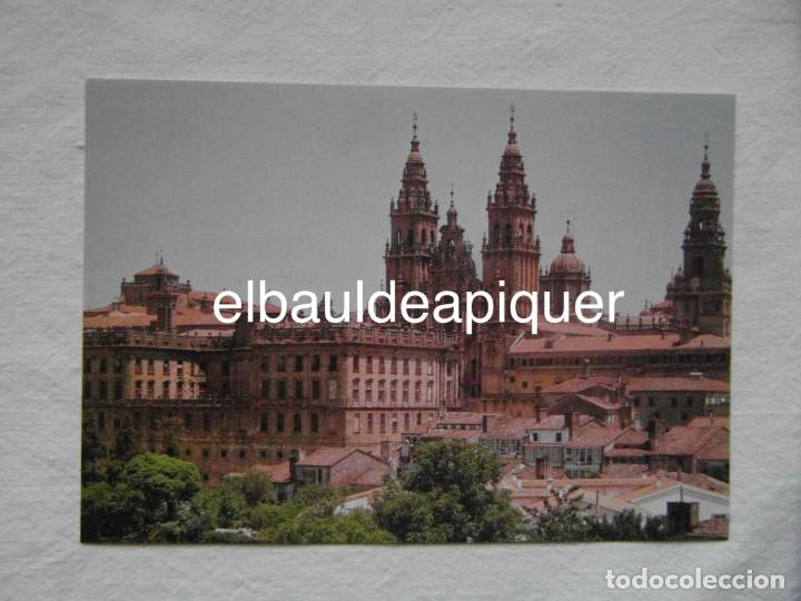 Postales: Panoramica hacia la Catedral de Santiago de Compostela. Paseo de la Herradura. Oronoz Aldeasa 1998