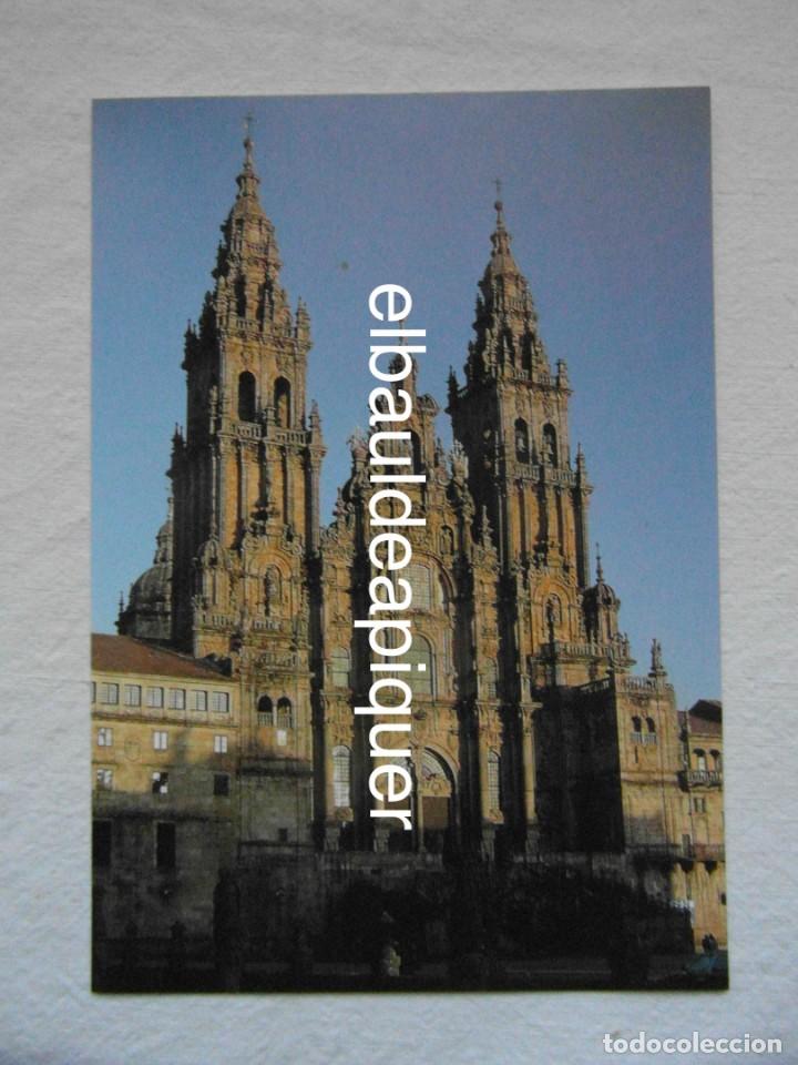 Postales: Catedral de Santiago de Compostela. Fachada del Obradoiro. M. Gonzalez Vicente. Aldeasa 1998