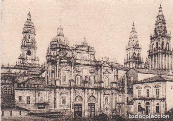 Postais: Postal original. D&eacute;cada 30. Coru&ntilde;a. Santiago de Compostela. La Catedral. n&ordm; 147