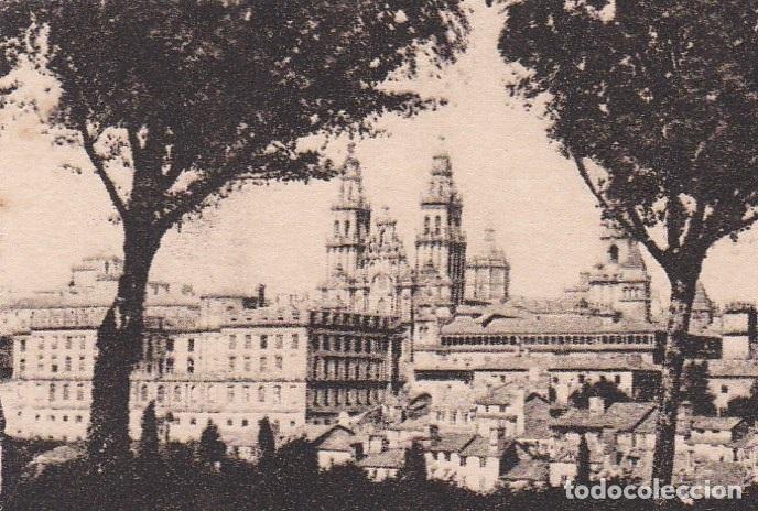 Postales: Postal original. D&eacute;cada 30. Coru&ntilde;a. Santiago de Compostela. La Basilica. n&ordm;143
