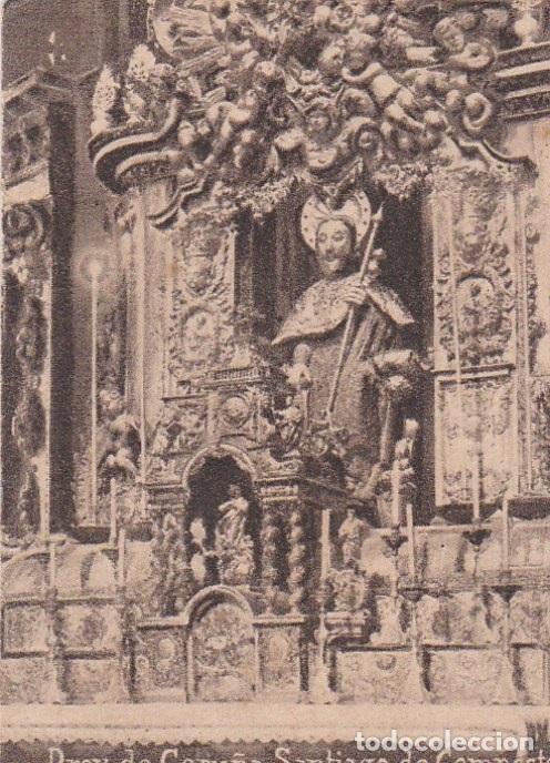 Postais: Postal original. D&eacute;cada 30. Coru&ntilde;a. Santiago de Compostela. Santiago Apostol en la Catedral. n&ordm; 146