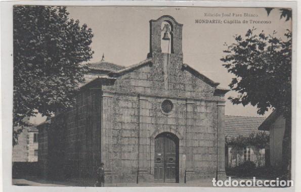 Postkarten: Mondariz. Capilla de Troncoso. Edici&oacute;n Jose Faro Blanco. Sin circular.