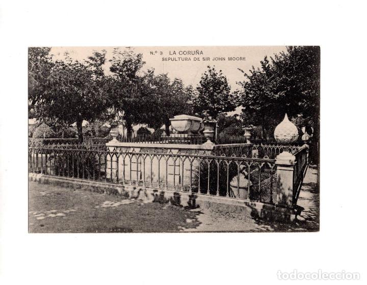 Postales: CORU&Ntilde;A.- SEPULCRO DE SIR JOHN MOORE - Foto 1