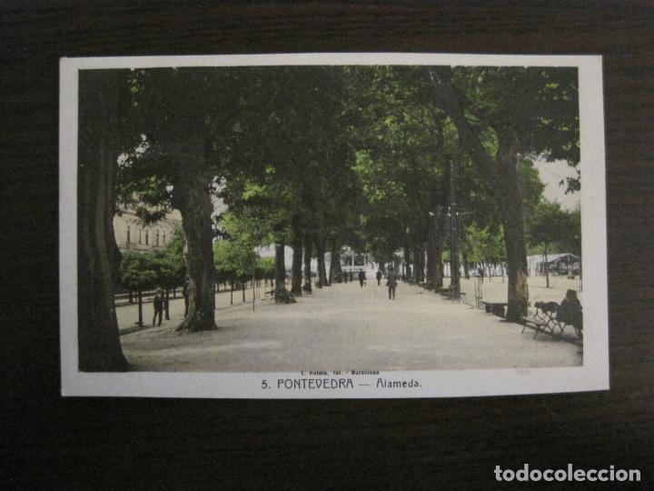 Postales: PONTEVEDRA-ALAMEDA-5-ROISIN-POSTAL ANTIGUA-(56.751)