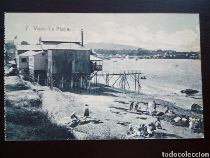 Postales: Postal de Vigo. La Playa. - Foto 1