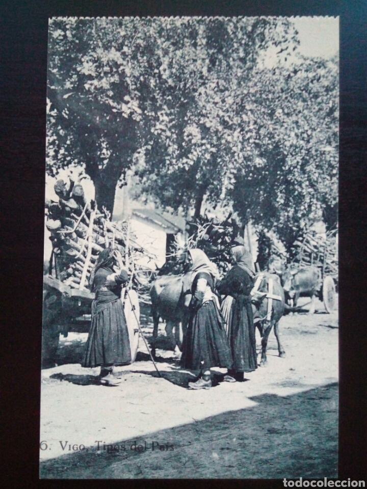 Postales: Postal de Vigo. Tipos del Pa&iacute;s. - Foto 1