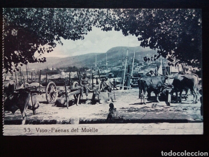 Postales: Postal de Vigo. Faenas del Muelle. - Foto 1