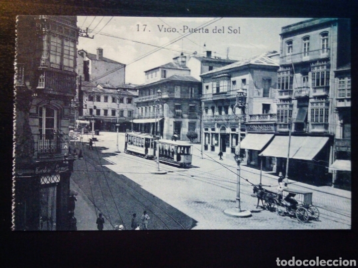 Postales: Postal de Vigo. Puerta del Sol. - Foto 1