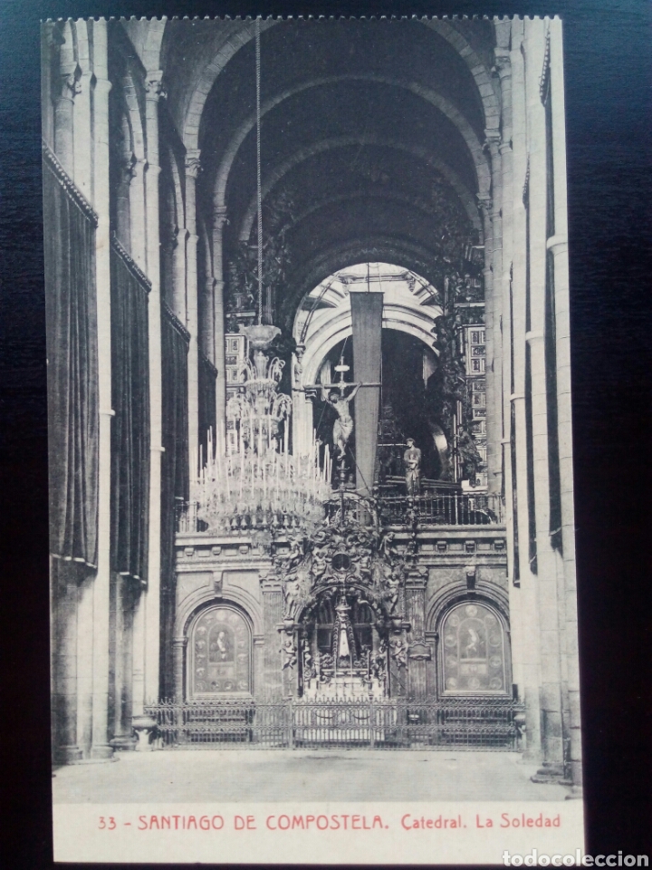 Postales: Postal de Santiago de Compostela. Catedral La Soledad.