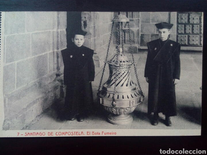 Postales: Postal de Santiago de Compostela. El Bota Fumeiro.