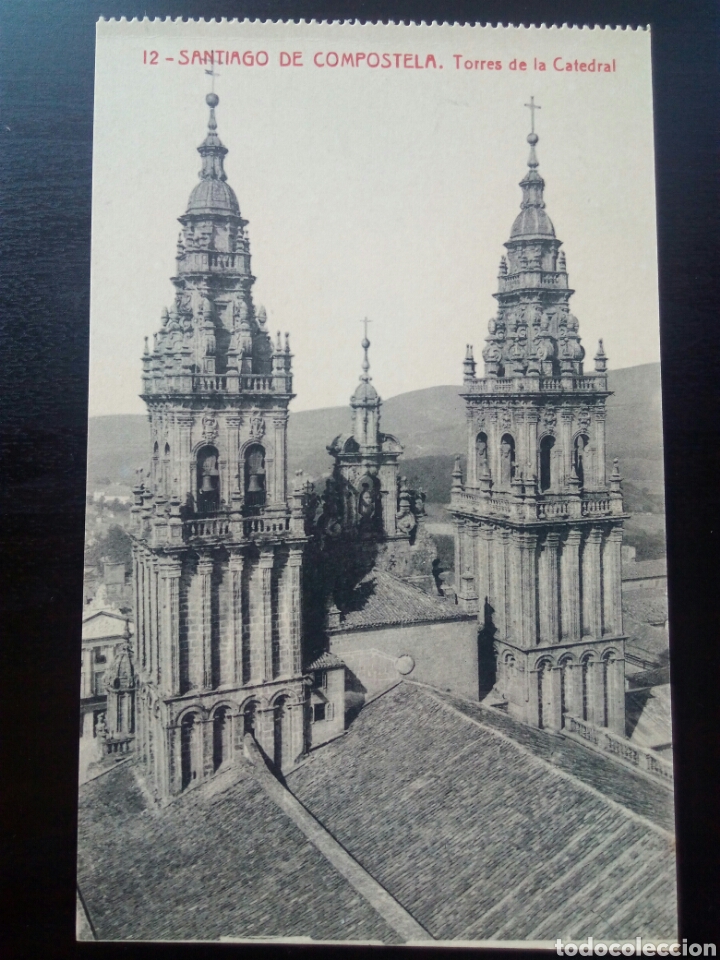 Postales: Postal de Santiago de Compostela. Torres de la Catedral.