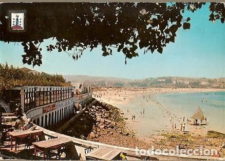 Postales: Espa&ntilde;a & Marcofilia, Playa de Santa Cristina, La Coruna, Stains  Francia (19)