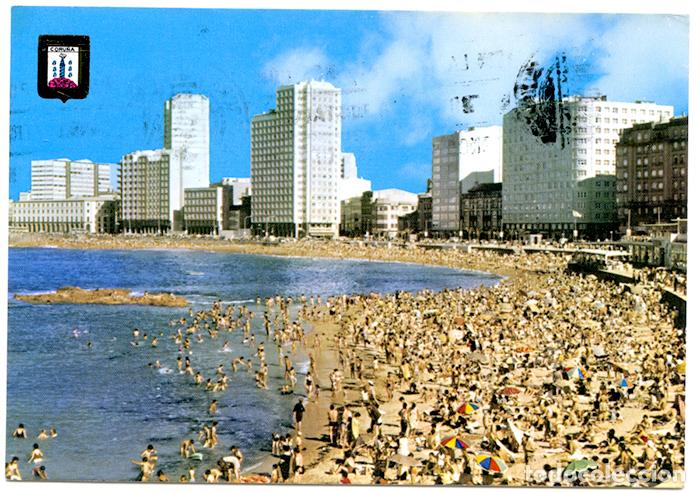 Postales: N 5 La Coru&ntilde;a. Dom&iacute;nguez. Circulada en 1984 - Foto 1