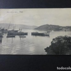 Postales: VIGO PONTEVEDRA FARO DE LA GUIA CON MATASELLOS AMBULANTE MONFORTE VIGO 24 AGO 1909. Lote 154039586