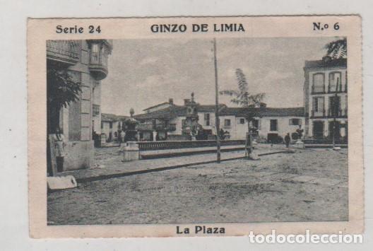 Postales: Cromo de las bellezas de Galica. Ginzo de Limia Serie 24 n&ordm; 6 La Plaza.