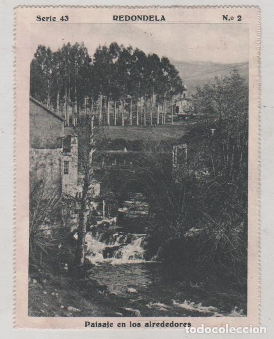 Postales: Cromo de la Bellezas de Galicia. Serie 43 Redondela n&ordm; 2 Paisaje en los alrededores.