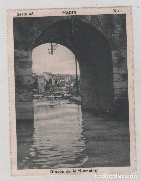 Postales: Cromo de la Bellezas de Galicia. Serie 45 Marin n&ordm; 1 Rinc&oacute;n de la Lameira.