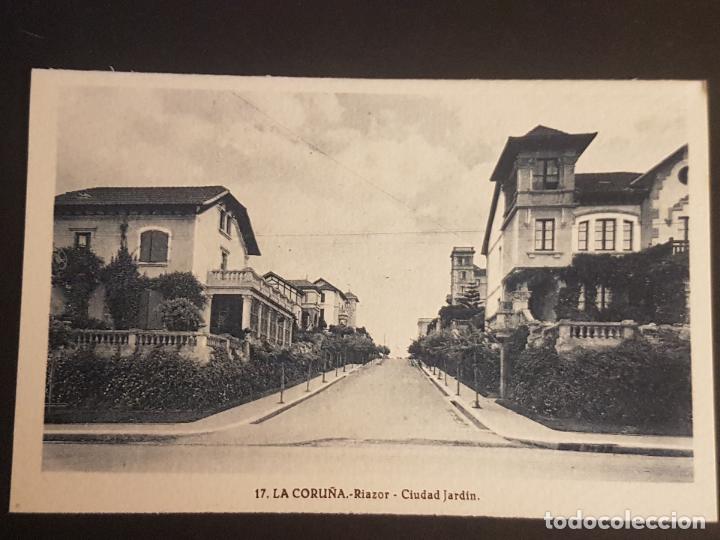 Postales: LA CORU&Ntilde;A RIAZOR CIUDAD JARDIN - Foto 1