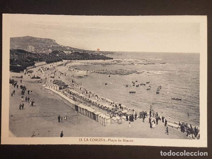 Postales: LA CORU&Ntilde;A PLAYA DE RIAZOR - Foto 1