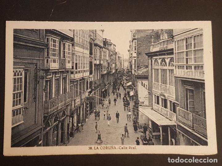 Postales: LA CORU&Ntilde;A LA CALLE REAL - Foto 1