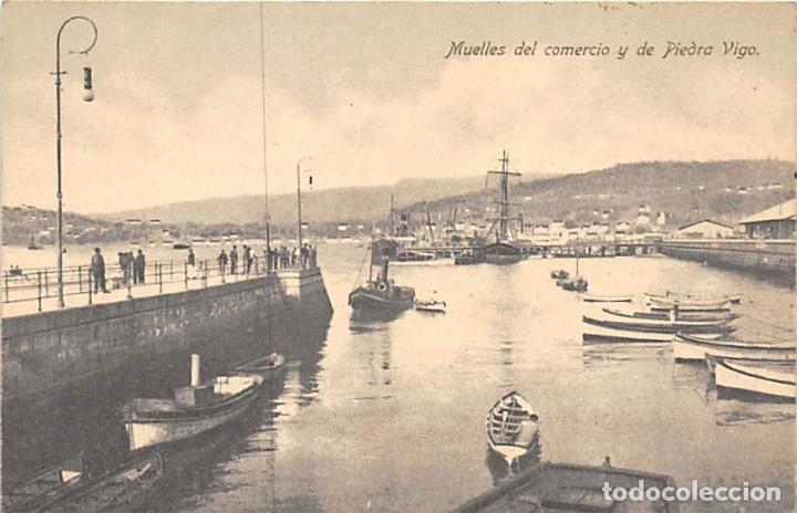 Cartoline: VIGO.- MUELLES DEL COMERCIO Y DE PIEDRA