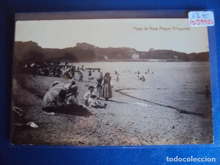 Cartoline: (PS-59916)POSTAL FOTOGRAFICA DE VILLAGARCIA-LA CONCHA PLAYA DE VISTA ALEGRE