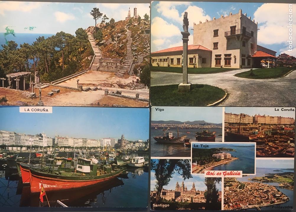 Cartes Postales: LOTE 4 POSTALES GALICIA