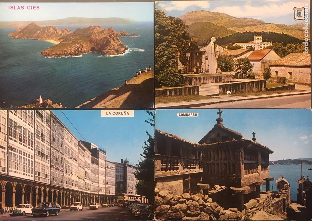 Cartes Postales: LOTE 4 POSTALES GALICIA