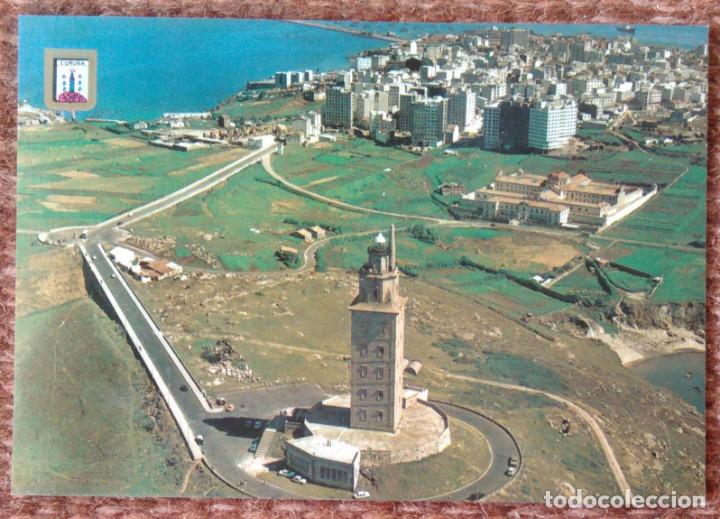 Postales: LA CORU&Ntilde;A - TORRE DE HERCULES - Foto 1