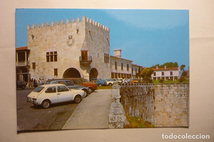 Postales: postal bayona la real - parador conde de gondomar-coche seat