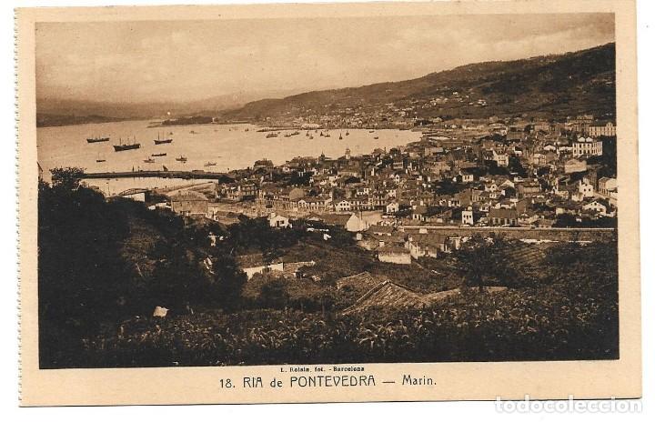 Cartoline: MARIN N&ordm; 18 RIA DE PONTEVEDRA  .- FOTO L. ROISIN