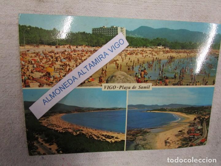 Postales: POSTAL TRIPTICO ' PLAYA DE SAMIL Y HOTEL ' N&ordm; 3294 EDI FAMA, S/C, + INFO 1S