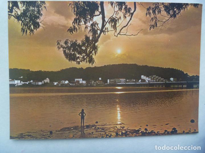 Postales: POSTAL DE LA TOJA ( PONTEVEDRA ) : ATARDECER
