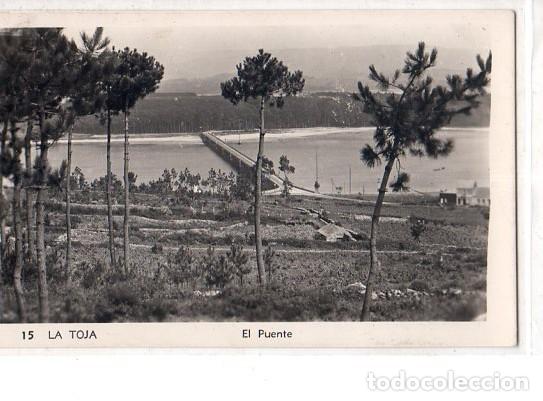 Cartoline: TARJETA POSTAL DE LA TOJA. EL PUENTE.