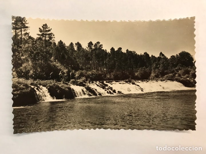 Postales: PUENTEAREAS (Pontevedra) Postal No.9, PARDELLAS. Cascada en el R&iacute;o Tea (h.1950?)