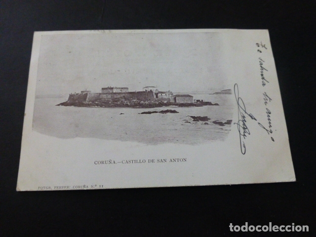 Postales: LA CORU&Ntilde;A CASTILLO DE SAN ANTON - Foto 1