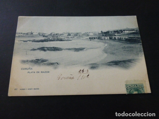 Postales: LA CORU&Ntilde;A PLAYA DE RIAZOR - Foto 1