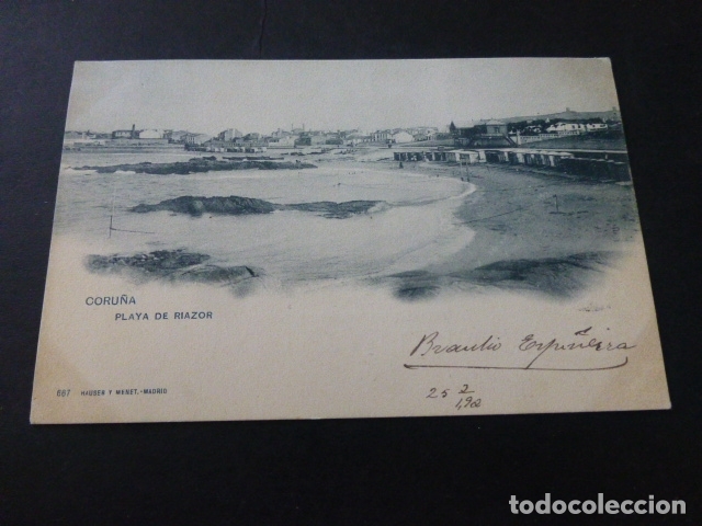 Postales: LA CORU&Ntilde;A PLAYA DE RIAZOR - Foto 1
