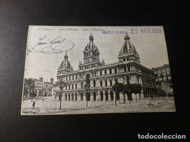 Postales: LA CORU&Ntilde;A PALACIO MUNICIPAL - Foto 1