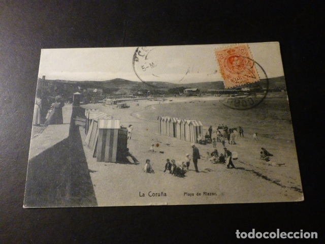 Postales: LA CORU&Ntilde;A PLAYA DE RIAZOR - Foto 1