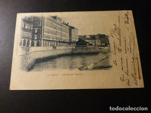 Postales: LA CORU&Ntilde;A MUELLE DEL PESCADO - Foto 1