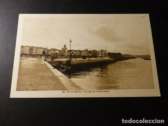 Postales: LA CORU&Ntilde;A MUELLE DE LA DARSENA - Foto 1