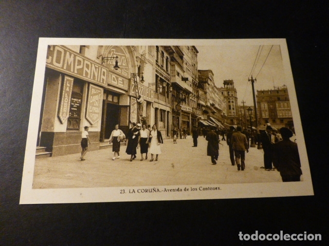 Postales: LA CORU&Ntilde;A AVENIDA DE LOS CANTONES - Foto 1