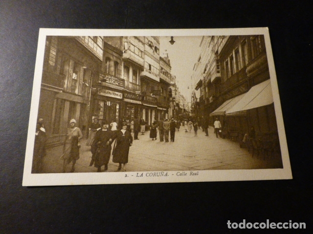 Postales: LA CORU&Ntilde;A CALLE REAL - Foto 1