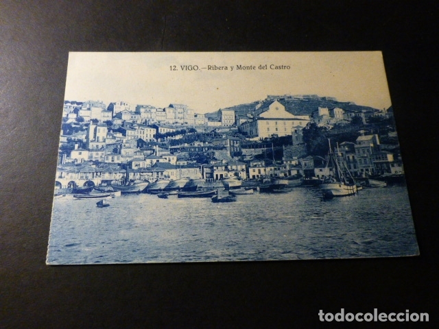 Postales: VIGO PONTEVEDRA RIBERA Y MONTE DEL CASTRO - Foto 1