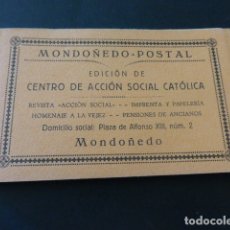 Postales: MONDOÑEDO LUGO CUADERNO 20 POSTALES COMPLETO