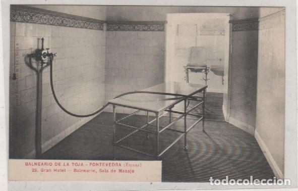 Postais: Balneario de la Toja. 23 Gran Hotel. Balneario, sala de Masaje. Serie A