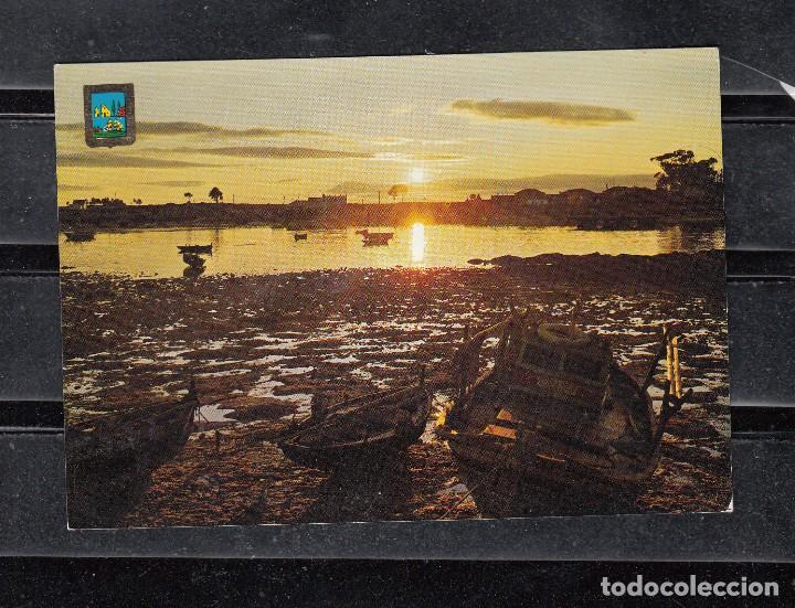 Postales: N&ordm; 14 EL GROVE.. PUESTA DE SOL - Foto 1